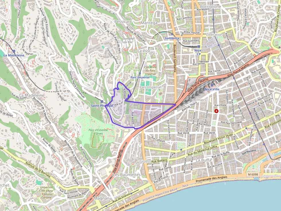 Appartement 40 m² une piece à vendre à Nice