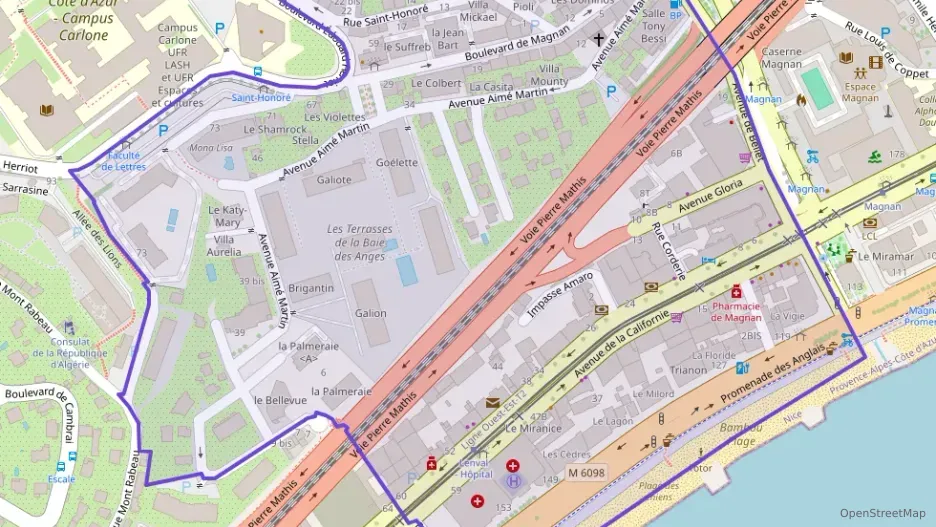 Appartement 76 m² trois pièces à vendre à Nice