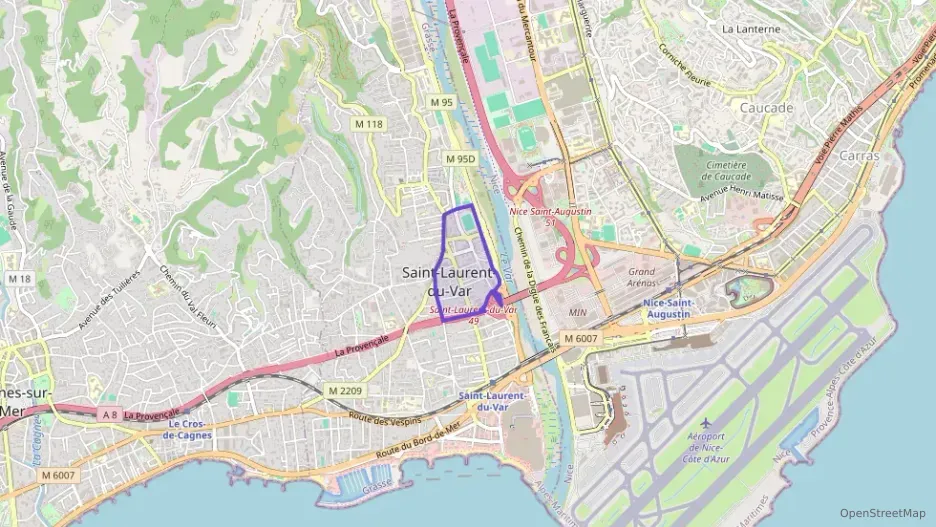 Appartement 52 m² deux pieces à vendre à Saint-Laurent-du-Var