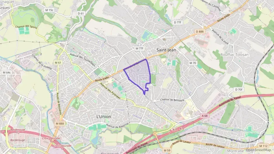 Appartement 62 m² trois pièces à vendre à Saint-Jean