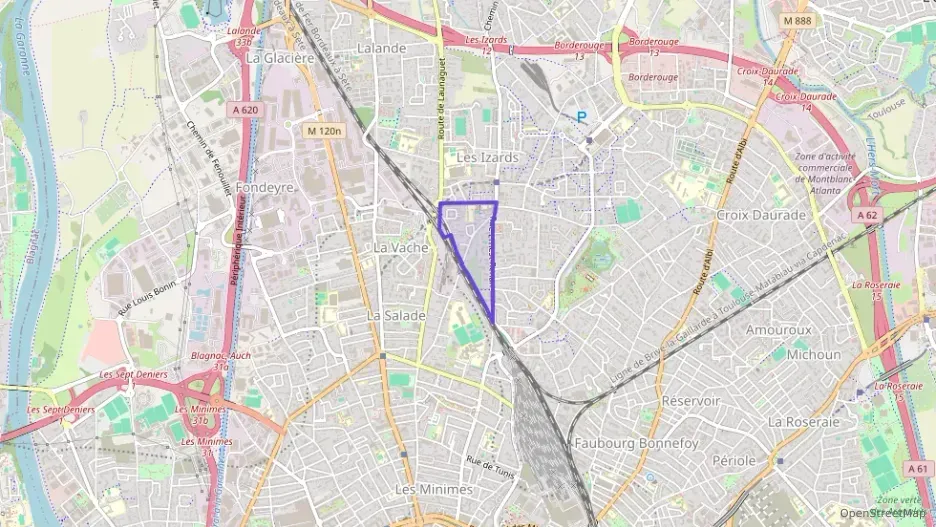 Appartement 60 m² trois pièces à vendre à Toulouse