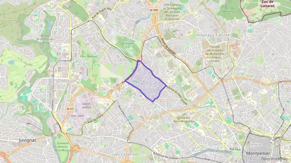 Appartement 55 m² deux pieces à vendre à Montpellier