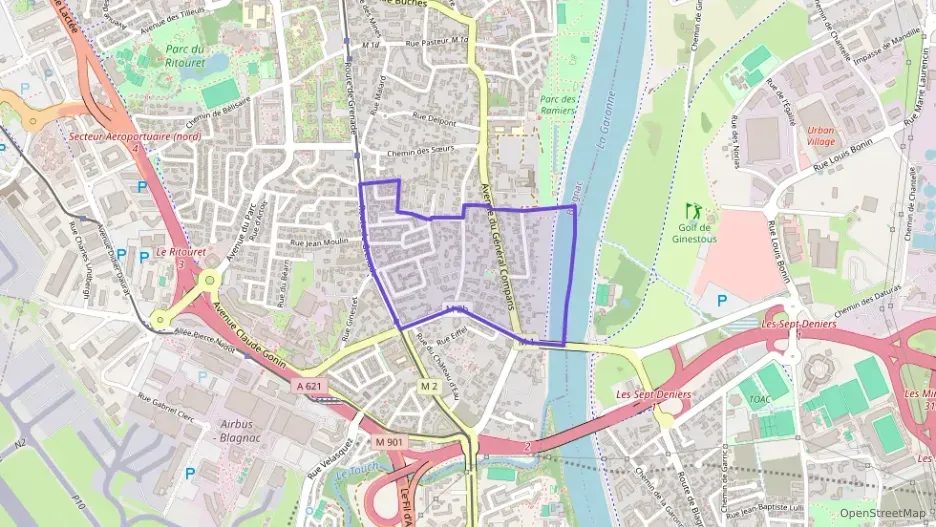 Appartement 79 m² trois pièces à vendre à Blagnac