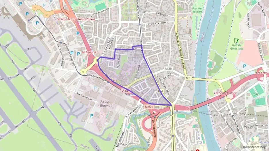 Appartement 44 m² deux pieces à vendre à Blagnac