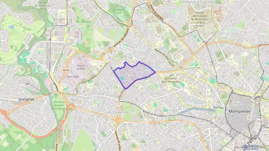Appartement 70 m² trois pièces à vendre à Montpellier