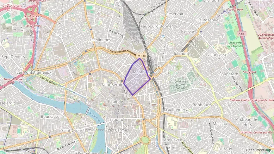Appartement 42 m² deux pieces à vendre à Toulouse