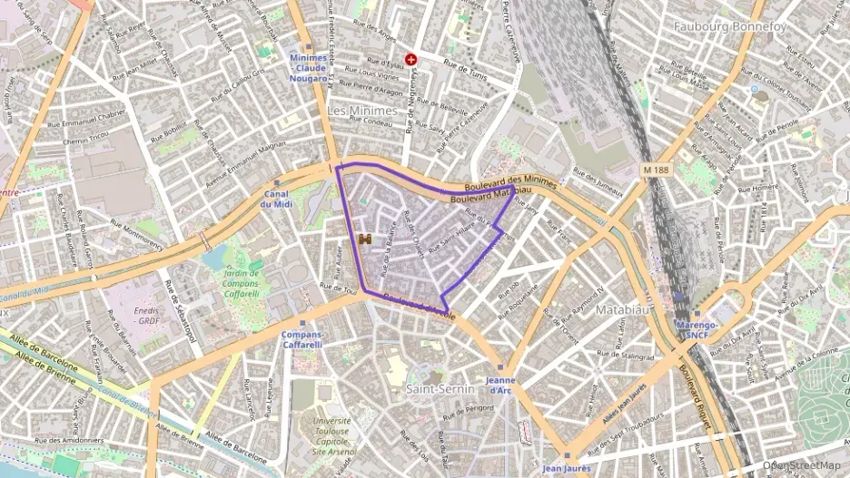 Appartement 59 m² trois pièces à vendre à Toulouse Appartement 59 m² trois pièces à vendre à Toulouse