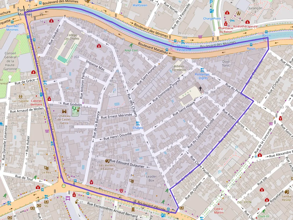 Appartement 88 m² trois pièces à vendre à Toulouse