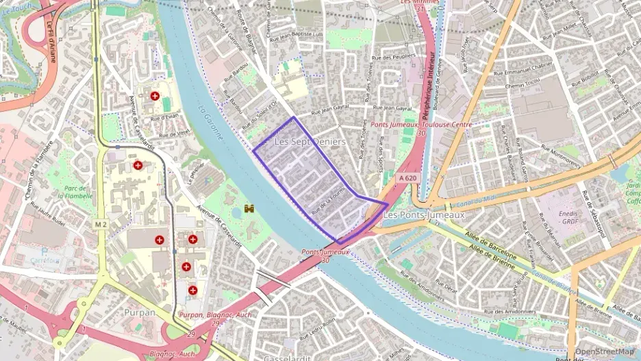 Appartement 48 m² trois pièces à vendre à Toulouse Appartement 48 m² trois pièces à vendre à Toulouse