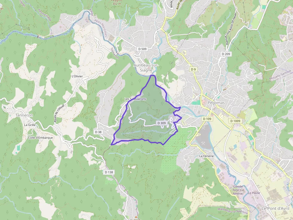 Appartement 45 m² trois pièces à vendre à Pégomas