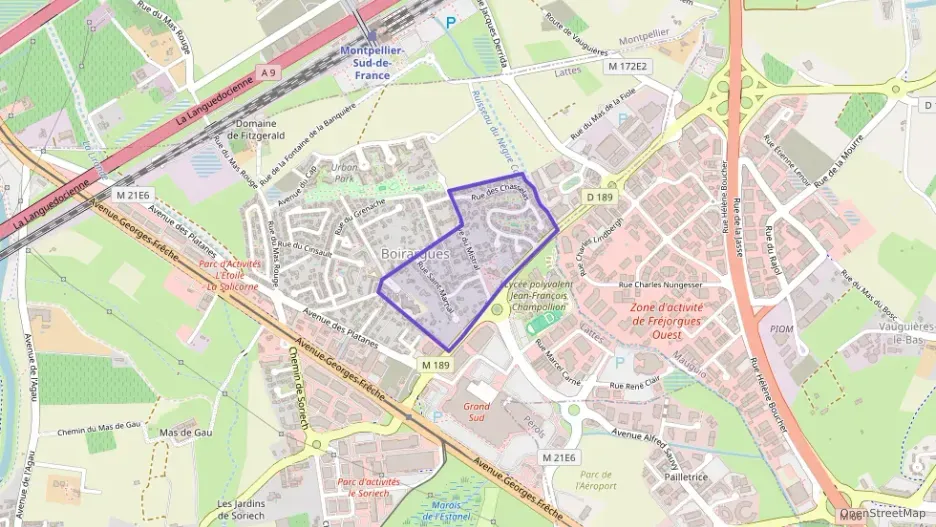 Appartement 62 m² trois pièces à vendre à Lattes