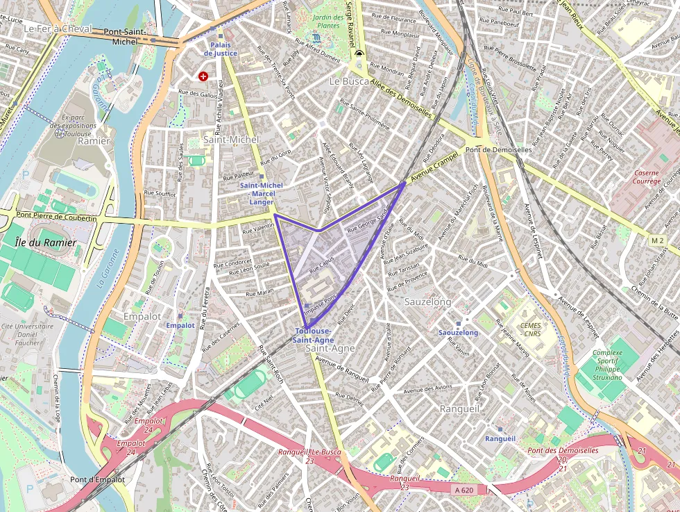 Appartement 30 m² deux pieces à vendre à Toulouse