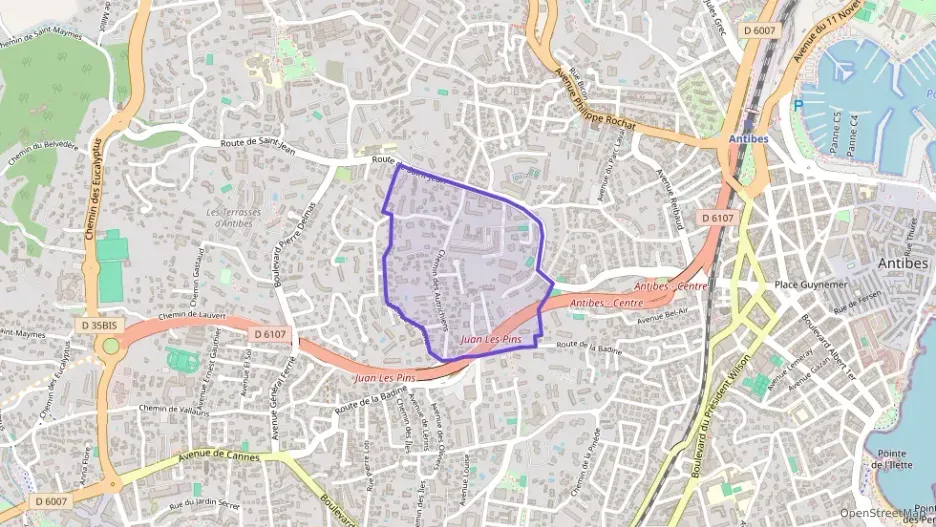 Appartement 49 m² deux pieces à vendre à Antibes