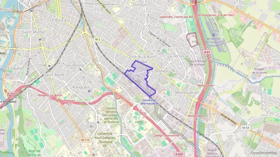 Appartement 60 m² trois pièces à vendre à Toulouse