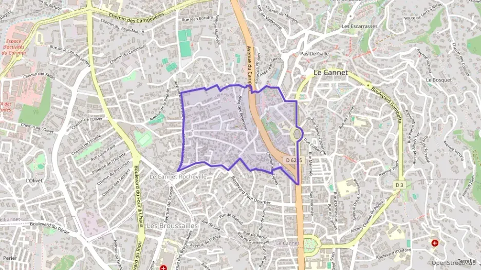 Appartement 64 m² trois pièces à vendre à Le Cannet