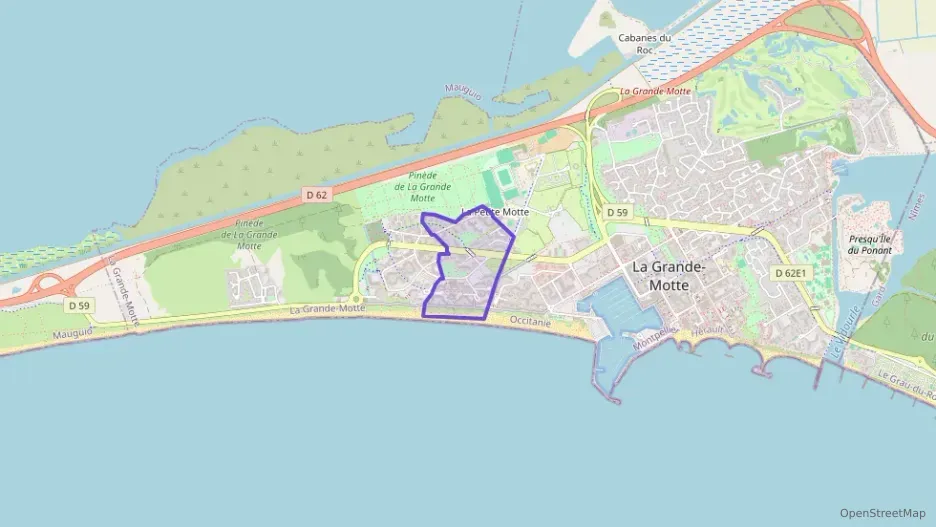 Appartement 45 m² trois pièces à vendre à La Grande-Motte