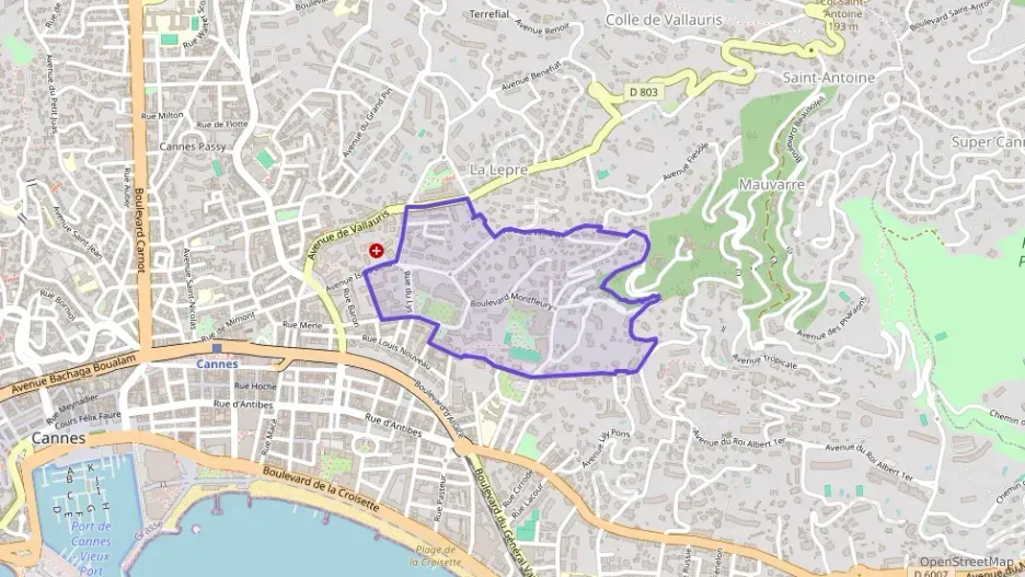 Appartement 72 m² trois pièces à vendre à Cannes