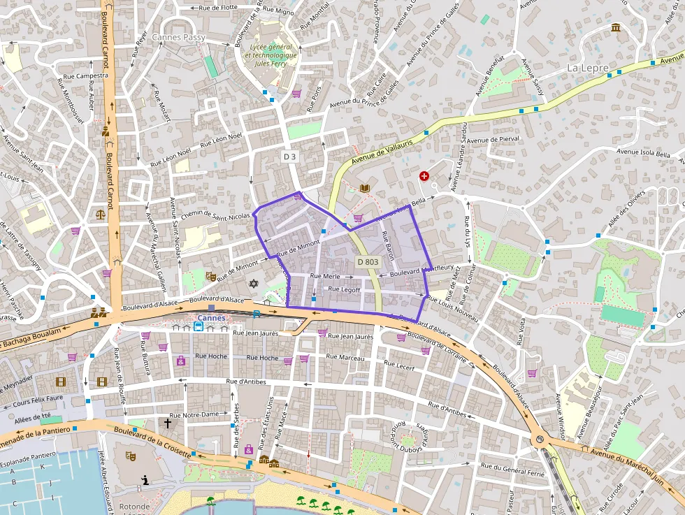 Appartement 74 m² trois pièces à vendre à Cannes