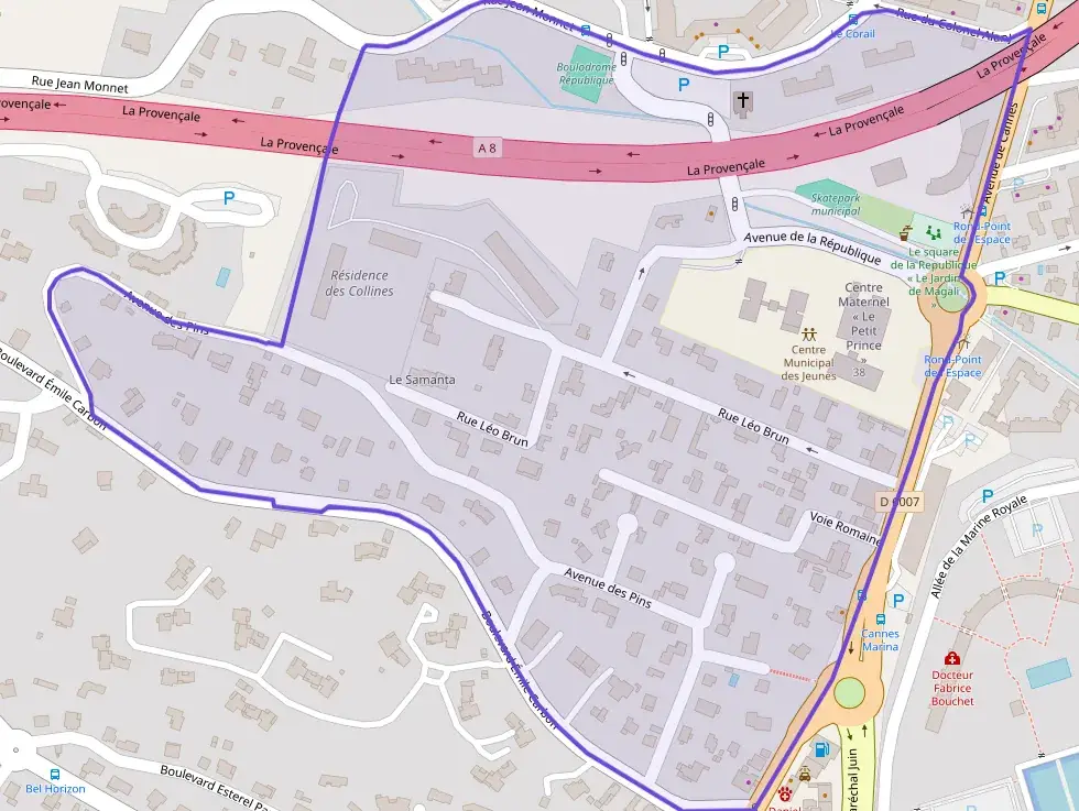 Appartement 86 m² trois pièces à vendre à Mandelieu-la-Napoule