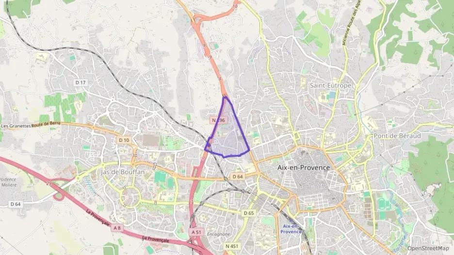 Appartement 43 m² deux pieces à vendre à Aix-en-Provence