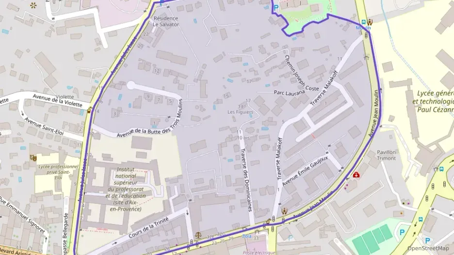 Appartement 72 m² trois pièces à vendre à Aix-en-Provence