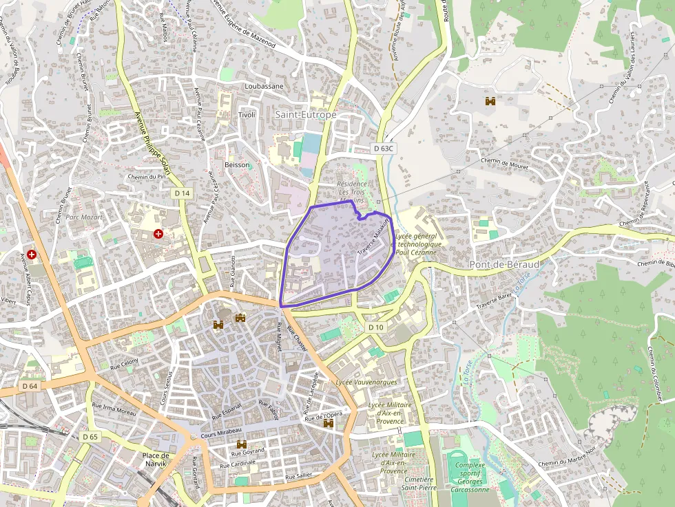 Appartement 72 m² trois pièces à vendre à Aix-en-Provence