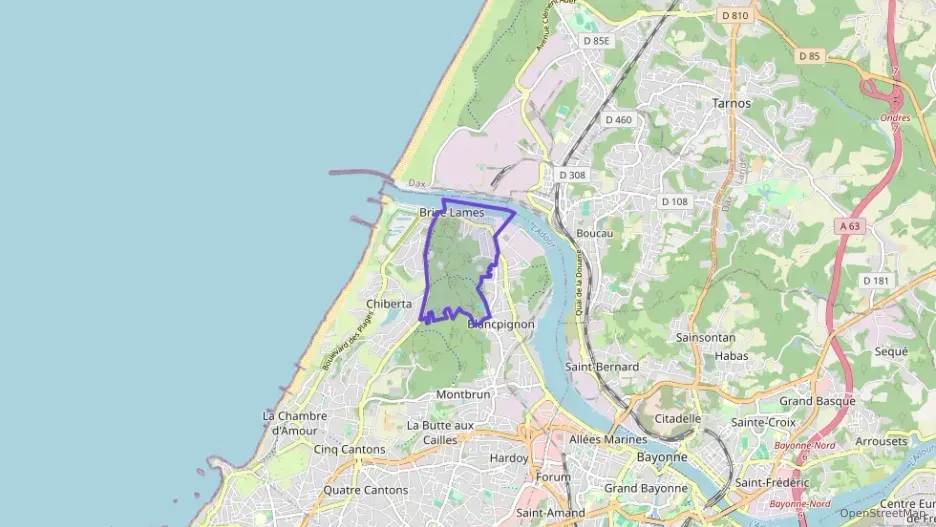 Appartement 48 m² deux pieces à vendre à Anglet