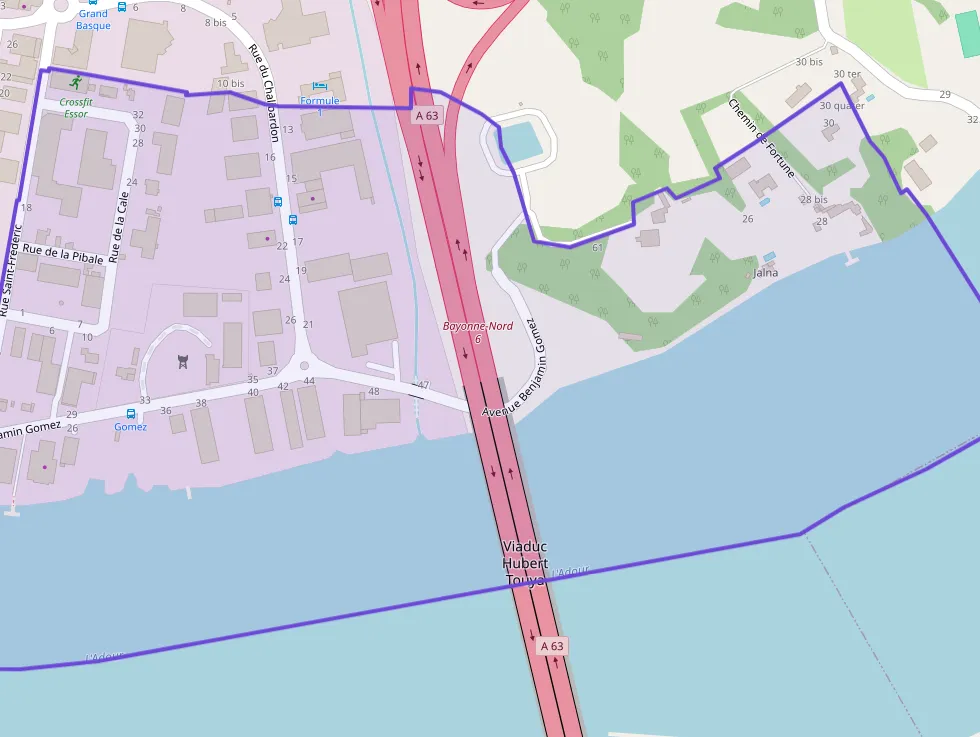 Appartement 70 m² trois pièces à vendre à Bayonne