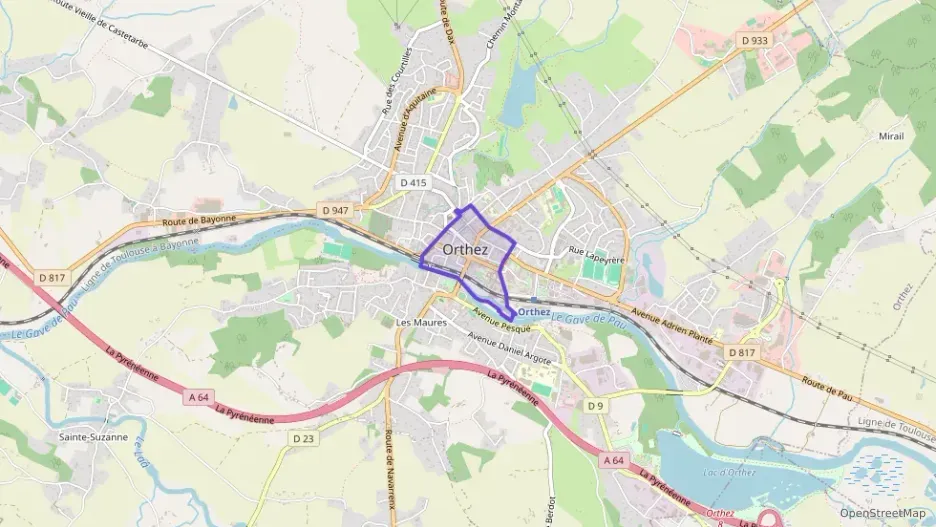 Appartement 44 m² deux pieces à vendre à Orthez Appartement 44 m² deux pieces à vendre à Orthez