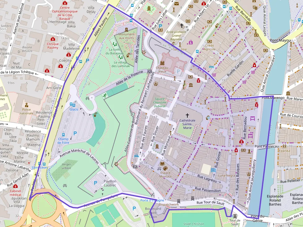 Appartement 71 m² trois pièces à vendre à Bayonne