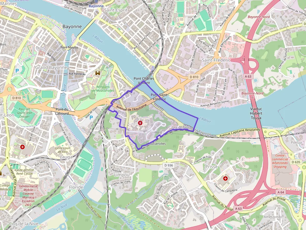 Appartement 55 m² trois pièces à vendre à Bayonne