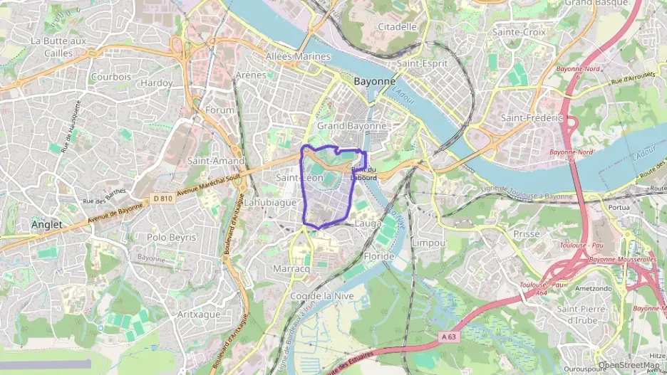 Appartement 70 m² trois pièces à vendre à Bayonne