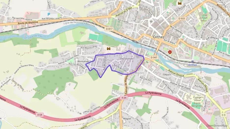 Appartement 71 m² trois pièces à vendre à Orthez