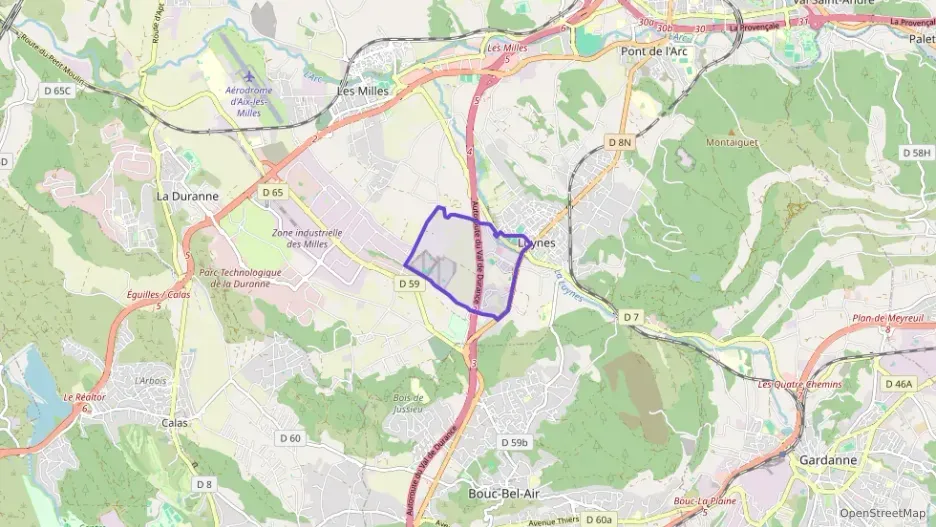 Appartement 62 m² trois pièces à vendre à Aix-en-Provence