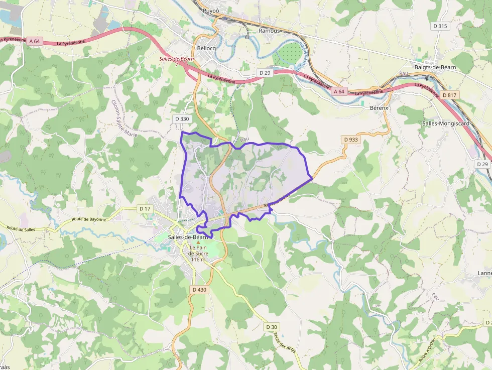 Appartement 63 m² trois pièces à vendre à Salies-de-Béarn