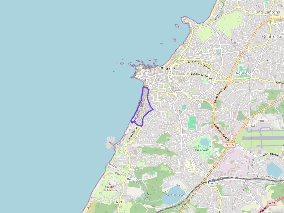 Appartement 52 m² trois pièces à vendre à Biarritz