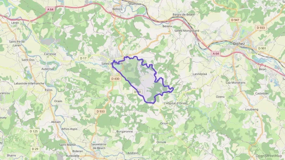 Appartement 68 m² quatre pièces à vendre à Salies-de-Béarn