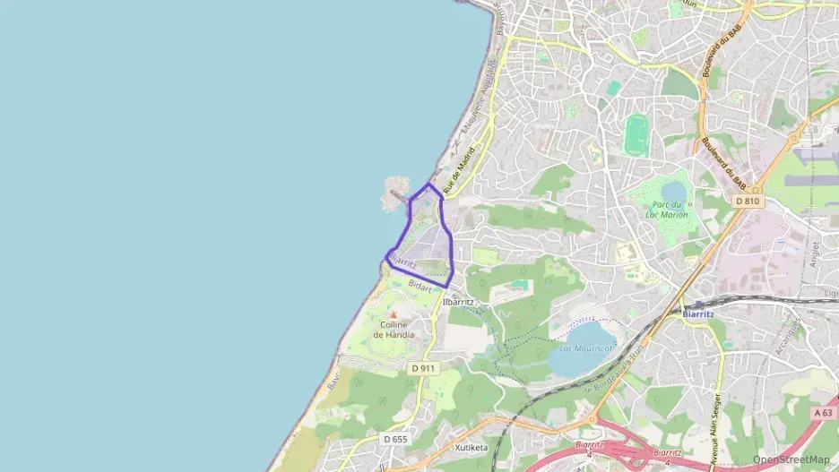 Appartement 92 m² quatre pièces à vendre à Biarritz