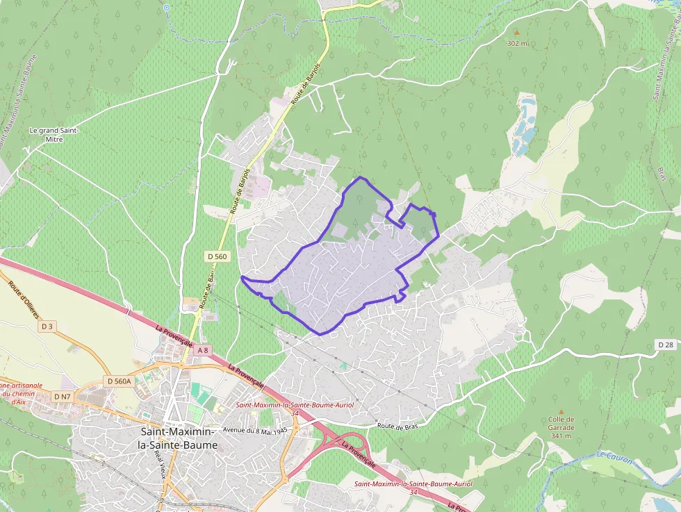 Appartement 50 m² deux pieces à vendre à Saint-Maximin-la-Sainte-Baume