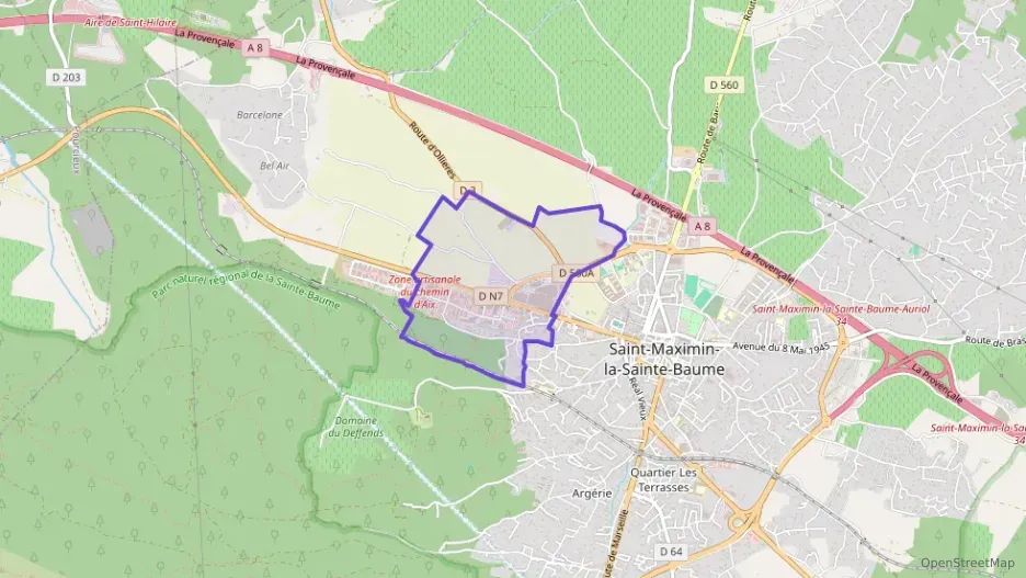 Appartement 70 m² trois pièces à vendre à Saint-Maximin-la-Sainte-Baume