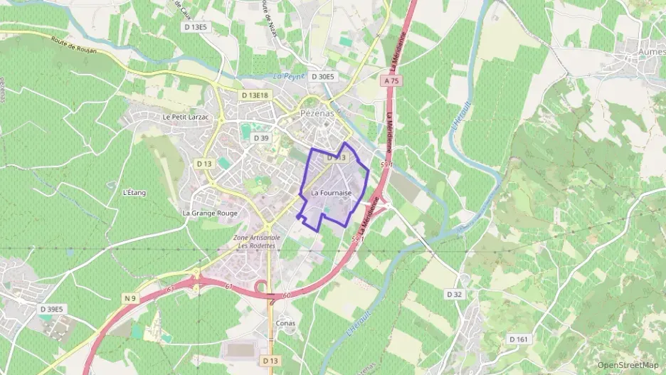 Appartement 55 m² trois pièces à vendre à Pézenas