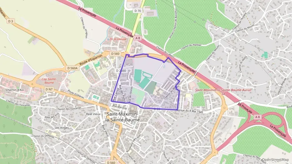 Appartement 45 m² deux pieces à vendre à Saint-Maximin-la-Sainte-Baume