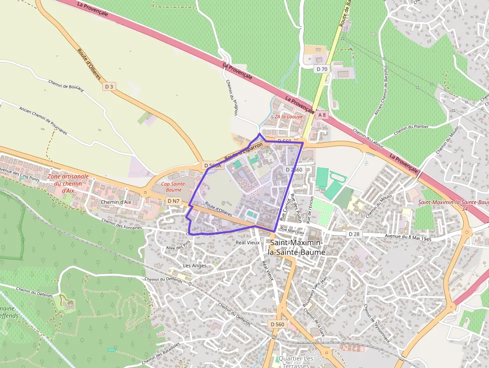 Appartement 70 m² trois pièces à vendre à Saint-Maximin-la-Sainte-Baume