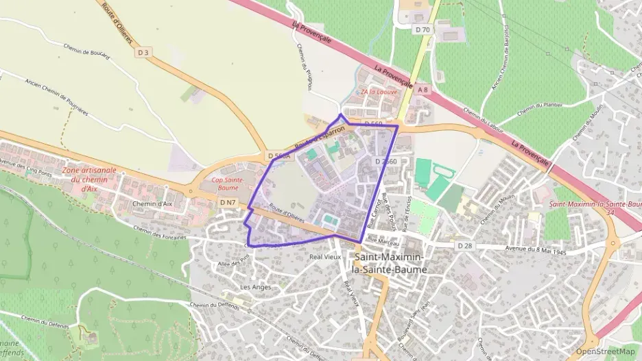 Appartement 85 m² deux pieces à vendre à Saint-Maximin-la-Sainte-Baume