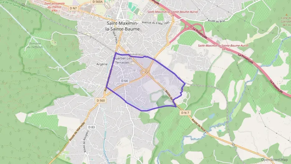 Appartement 66 m² trois pièces à vendre à Saint-Maximin-la-Sainte-Baume