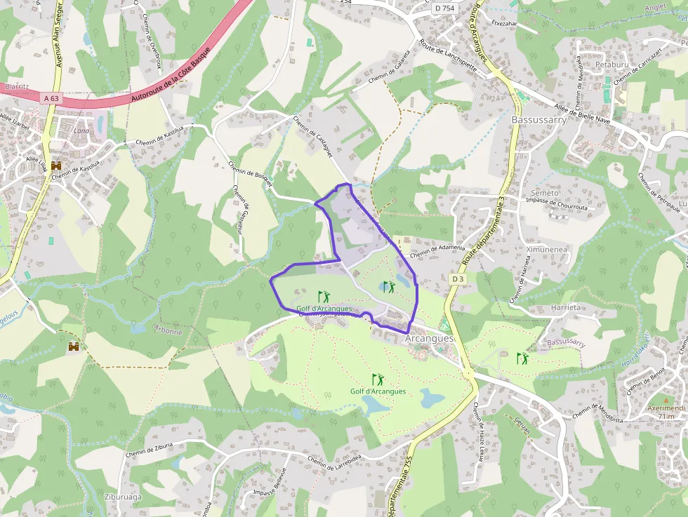 Appartement 51 m² deux pieces à vendre à Arcangues