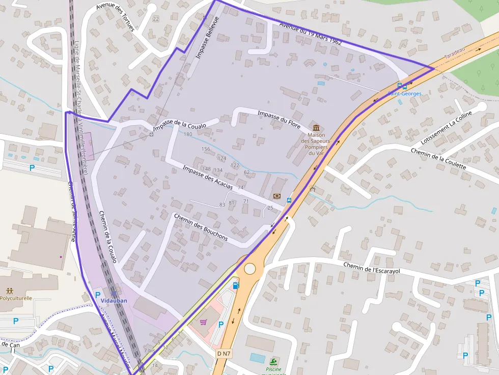 Appartement 50 m² trois pièces à vendre à Vidauban