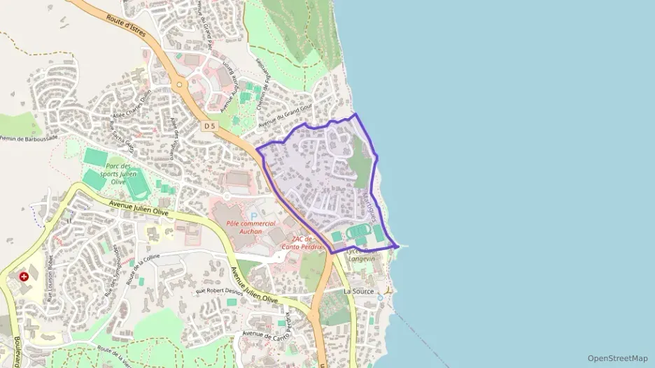 Appartement 54 m² deux pieces à vendre à Martigues