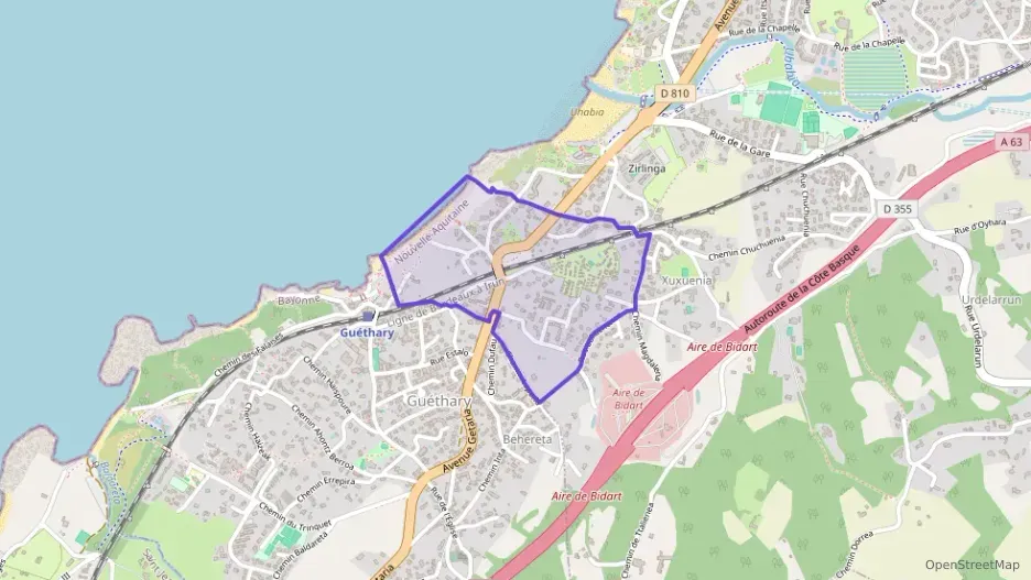 Appartement 49 m² deux pieces à vendre à Bidart