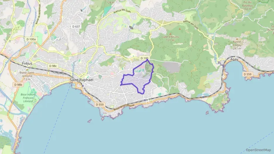 Appartement 95 m² trois pièces à vendre à Saint-Raphaël